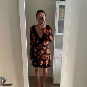 DELFI COLLECTIVE wrap dress - size xs/s